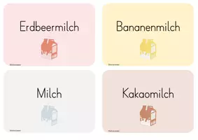 Vorschau - Poster - Milchbestellung Aushang - mehrere Versionen - Seite 1