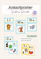 Vorschau - Poster - Anlautplakate - Grundschrift (Einsterns Schwester) - Deckblatt