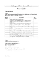Vorschau - Arbeitsblätter - Shakespeare’s Plays – Pre-reading - Deckblatt