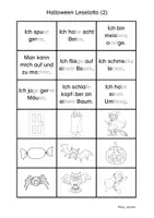 Vorschau - Arbeitsblätter - Materialpaket Lesen zu Halloween - Seite 3