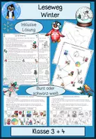 Vorschau - Spiele - Materialpaket: Lesewege zu den Jahreszeiten, Lesetraining, Leseverständnis - Seite 1