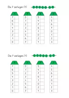 Vorschau - Arbeitsblätter - Übungsheft: Die 7 zerlegen im Zerlegehaus (12-seitig, DIN A5 im Easy-Druckformat mit Lernvideolink) - Deckblatt