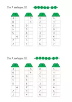 Vorschau - Arbeitsblätter - Übungsheft: Die 7 zerlegen im Zerlegehaus (12-seitig, DIN A5 im Easy-Druckformat mit Lernvideolink) - Seite 3