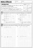 Vorschau - Arbeitsblätter - LINEARE FUNKTIONEN (Nullstelle) - Arbeitsblatt - Seite 2