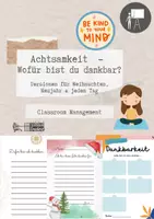 Vorschau - Stundenentwürfe - Achtsamkeit - Wofür bist du dankbar? - Deckblatt