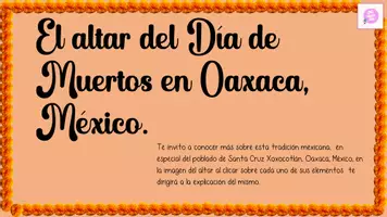 Vista previa - Juegos / Gamificación - ALTAR DE MUERTOS EN OAXACA, MÉXICO - Portada