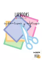 Vista previa - Hojas de trabajo - Lapbooks de sustantivos y adjetivos - página 1