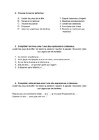 Aperçu - Préparation de séance / Séance complète - Expressions françaises (épisode 1). Thème: L'argent - Page 1