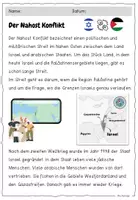 Vorschau - Arbeitsblätter - Der Nahost Konflikt / Lesetext - Seite 1