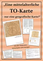 Vorschau - Stundenentwürfe - Mittelalterliche Weltkarte - Nur eine geografische Karte? Komplettpaket - Deckblatt