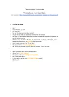 Aperçu - Préparation de séquence / Séquence complète - Expressions françaises (épisode 3). Thème: La nourriture - Page de couverture