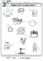 anteprima - Esercizi - Inglese Fogli di lavoro: Food & Drinks - Pagina 3