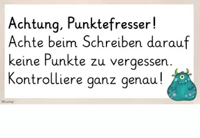 Vorschau - Poster - Abschreibhilfe: Achtung, Punktefresser! - Seite 3