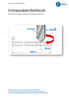 Vorschau - Arbeitsblätter - Bohren Umfangsgeschwindigkeit (v) 018 - Prüfungsvorbereitung Metallberufe - Deckblatt