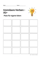 Vorschau - Arbeitsblätter - DaF/DaZ: 40 trennbare Verben - Sprachniveau A1+ - Seite 2