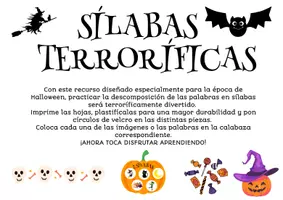 Vista previa - Unidades / Secuencias / Situaciones de Aprendizaje - DESCOMPOSICIÓN DE PALABRAS EN SÍLABAS. HALLOWEEN - página 1