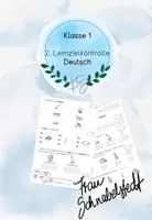Vorschau - Test - Lernzielkontrollen Deutsch Klasse 1 - Deckblatt