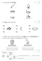 Vorschau - Test - Lernzielkontrolle (Laute hören, Silben, Reime, Anlauttabelle) - Seite 2