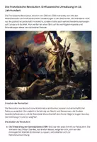 Vorschau - Arbeitsblätter - Französische Revolution Materialpaket - Seite 1
