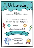 Vorschau - Anderer Materialtyp - 6 verschiedene Hai Urkunden für die Haiklasse - Seite 2