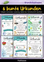 Vorschau - Anderer Materialtyp - 6 verschiedene Hai Urkunden für die Haiklasse - Deckblatt