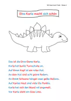 Vorschau - Arbeitsblätter - Dino Texte lesen Klasse 2 - Seite 3