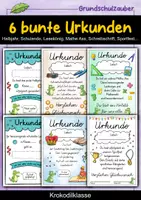Vorschau - Anderer Materialtyp - 6 verschiedene Krokodil Urkunden für die Krokodilklasse - Deckblatt