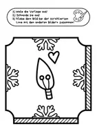 Vorschau - Mal- und Bastelvorlagen - Gemeinschaftsbild für die Klasse - Der Winter - Seite 2