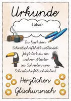 Vorschau - Anderer Materialtyp - 6 verschiedene Papagei Urkunden für die Papageiklasse - Seite 3