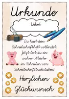 Vorschau - Anderer Materialtyp - 6 verschiedene Schwein Urkunden für die Schweinklasse - Seite 3