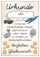 Vorschau - Anderer Materialtyp - 6 verschiedene Waschbär Urkunden für die Waschbärklasse - Seite 3