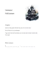 Vorschau - Arbeitsblätter - Lesespur Halloween 1. Klasse 2. Klasse - Seite 2