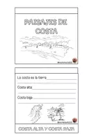 Vista previa - Hojas de trabajo - Flipbook: Paisajes de costa - página 1
