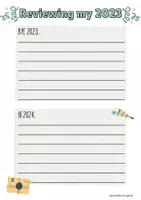 Vorschau - Experimente - WINTER HOLIDAYS - Free Writing - Reviewing my year (Deutsch & Englisch) - Seite 2