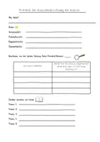 Vorschau - Poster - Klassenrat Protokoll und Anliegen - Seite 1