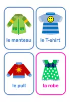 Aperçu - Cartes / Images - Cartes de Vocabulaire thème Les Vêtements - Page 3