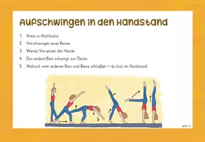 Vorschau - Poster - Handstand : Technikmerkmale (Kl. 3 / 4) - Seite 1