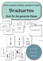 Vorschau - Spiele - Brucharten - Quiz (Mathematikspiel) - Deckblatt