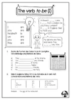 Vorschau - Arbeitsblätter - The verb "to be" (I) - Das Verb "to be" (I) (Übungsblätter) - Deckblatt