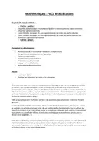 Aperçu - Apprentissages en autonomie - Pack mathématiques Montessori : multiplications - Page 1