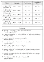 Vorschau - Arbeitsblätter - Mathe-Schularbeit - Stoff & Übungen - Seite 2