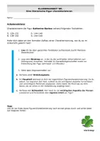 Vorschau - Klassenarbeiten - Klassenarbeit mit EHZ - Löcher - Charakterisierung von Kissin Kate Barlow - Seite 1