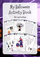 Vista previa - Hojas de trabajo - My Halloween Activity Book - The British Fox - Portada