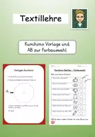 Vorschau - Arbeitsblätter - Kumihimo Vorlage und AB zur Farbauswahl - Deckblatt