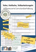 Vorschau - Test - differenzierte Lernstandserhebung Teiler, Vielfache, Teilbarkeitsregeln mit Erwartungshorizint und Punktevorschlag - Deckblatt