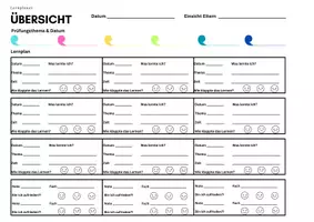 Vorschau - Arbeitsblätter - Lernplanung Hilfestellung - Seite 2