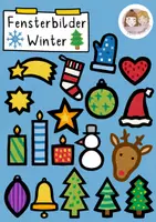 Vorschau - Mal- und Bastelvorlagen - Fensterbilder Transparentpapier Winter, Weihnachten Fensterbilder - Deckblatt