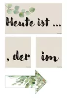 Vorschau - Poster - Tafelkalender in Deutsch und Englisch (Eukalyptus) - Seite 1