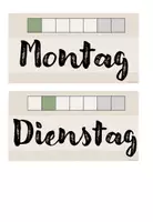 Vorschau - Poster - Tafelkalender in Deutsch und Englisch (Eukalyptus) - Seite 2