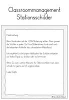 Vorschau - Anderer Materialtyp - Classroommanagement Stationsschilder - Seite 2